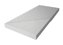eoshop Poschodová posteľ RICO 90x200 cm, biela / zelená (Voľba matraca: Penový matrac)